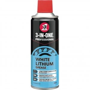 Image of 3 In 1 Professional White Lithium Grease 400ml