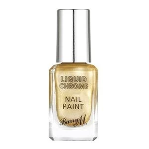 Image of Barry M Liquid Chrome Nail Paint Bright Lights Gold