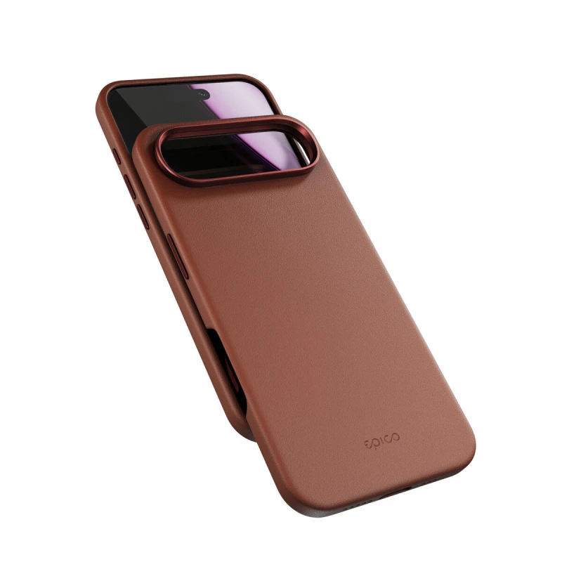 Image of Epico Epico Mag+ Leather Case iPhone 17 Air - brown 94010131700001