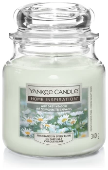 Image of Yankee Candle Medium Jar Candle - Wild Daisy Meadow