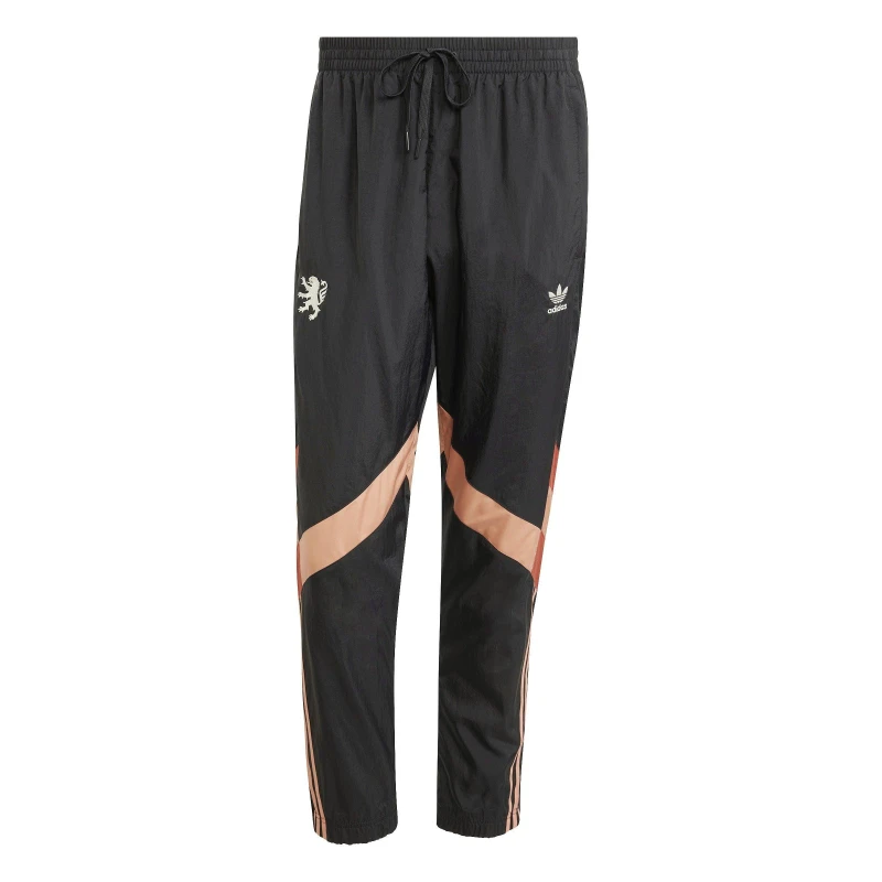 Image of adidas Olympique Lyonnais Originals Tracksuit Bottoms Adults - Black S