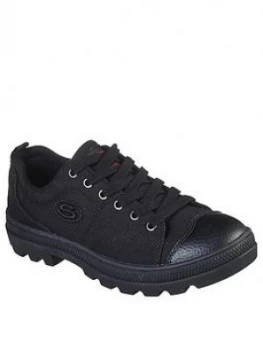 Image of Skechers Roadies True Roots Plimsolls - Black