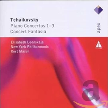 Image of Elisabeth Leonskaja - Pyotr Il'yich Tchaikovsky: Piano Concertos 1-3/Concert Fantasia CD
