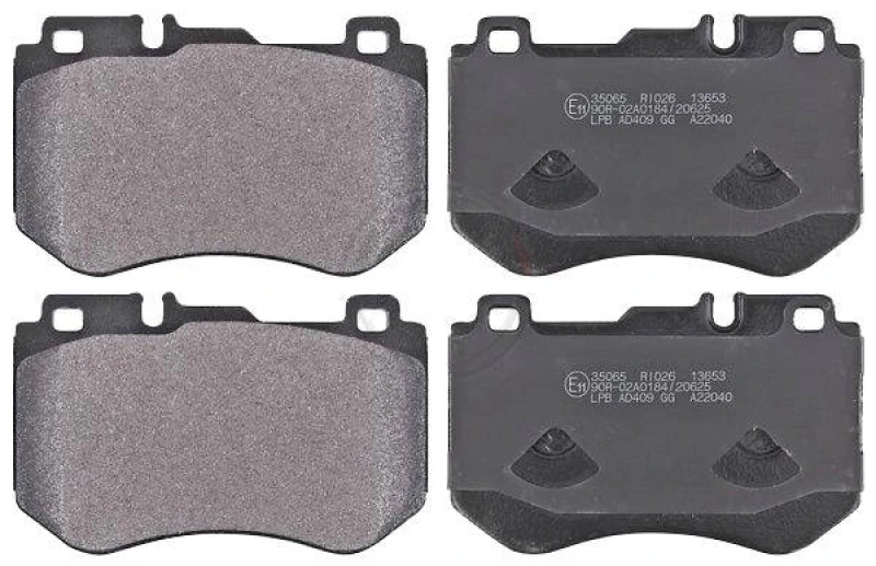Image of A.B.S. 35065 Brake pad set prepared for wear warning indicator Brake Pad Set,disc brake (402)