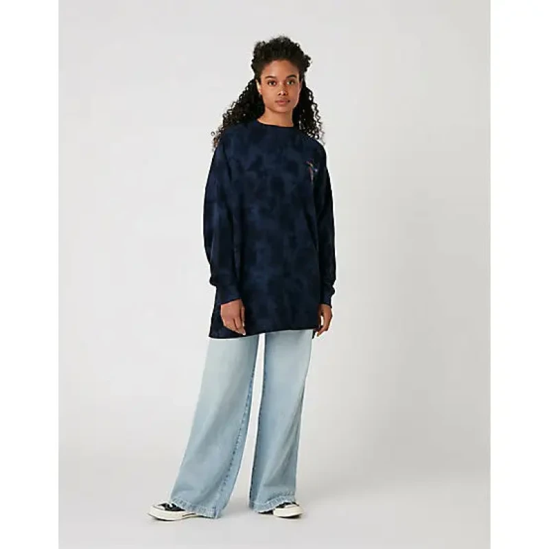 Image of Wrangler Sweatshirt woman Oversize Wrangler Bleu Female S