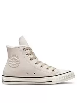 Image of Converse Chuck Taylor All Star Counter Climate Hi-Tops - Beige, Beige, Size 4, Women