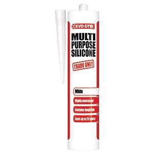Image of Evo-Stik Trade Only Multi Purpose Silicone - White 280ml