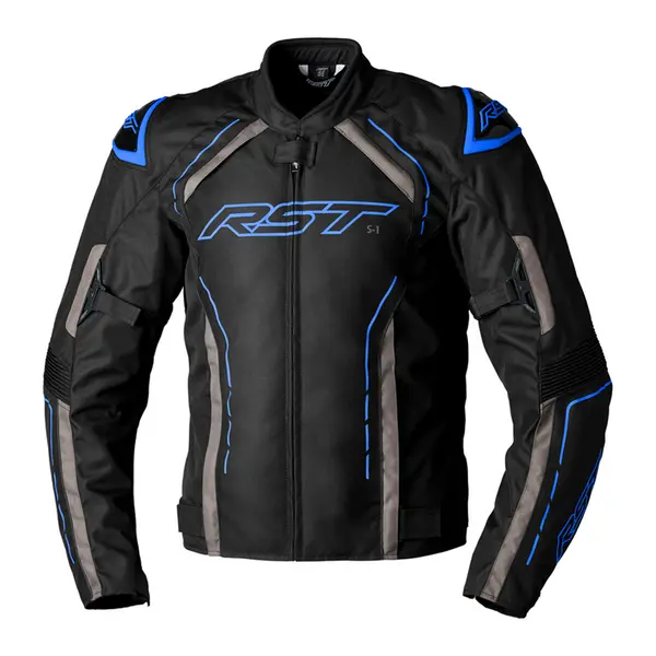 Image of RST S-1 Jacket Black Grey Blue Size 40