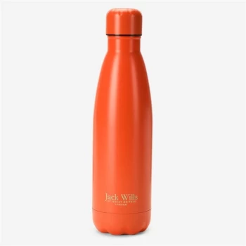 Image of Jack Wills Eco Metal Flask Water Bottle - Coral