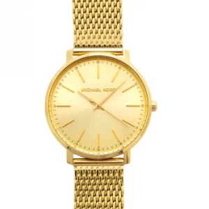 Image of Pyper Quartz Gold Dial Stainless Steel Ladies Watch