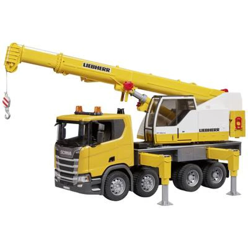 Image of Bruder bruder Scania Super 560R Liebherr crane truck Assembled HGV 03571