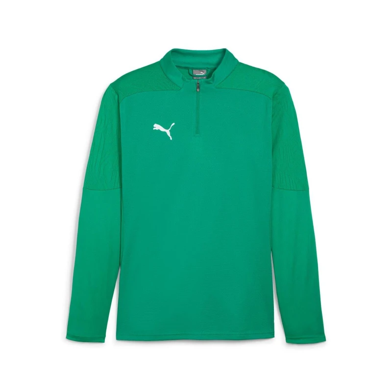 Image of Puma TeamFINAL Training quarter Zip Top Green male L