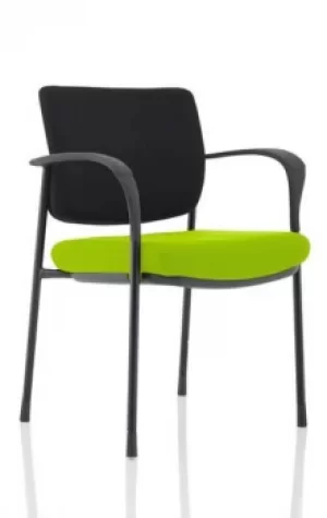 Image of Brunswick Deluxe Black Frame Bespoke Seat Myrrh Green