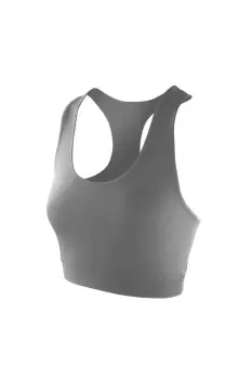Image of Softex Stretch Sports Sleeveless Crop Top
