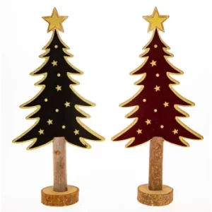 Image of Xmas Flock Tall Tree