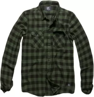 Image of Vintage Industries Harley Shirt, green Size M green, Size M