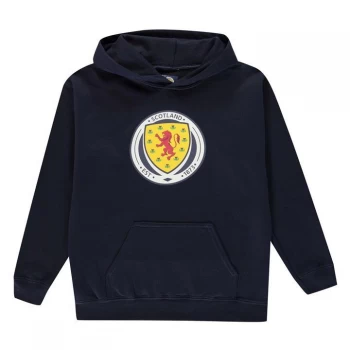 Image of Source Lab Logo OTH Scotland Hoodie Juniors - Navy
