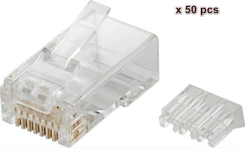 Image of Microconnect KON505-50 wire connector RJ45 Translucent
