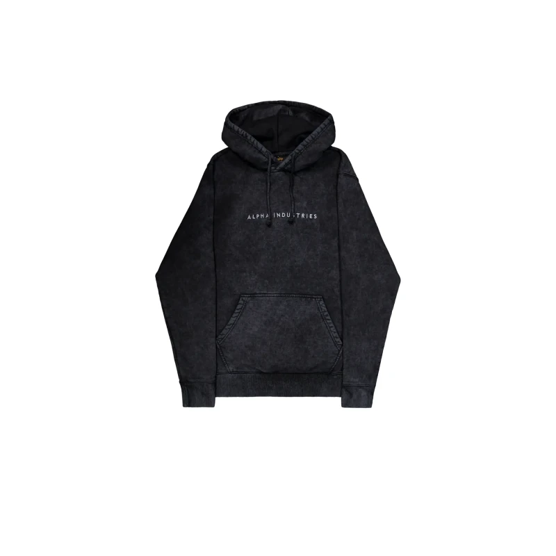 Image of alpha industries Hooded sweatshirt Alpha Industries Acid Logo Noir Male S