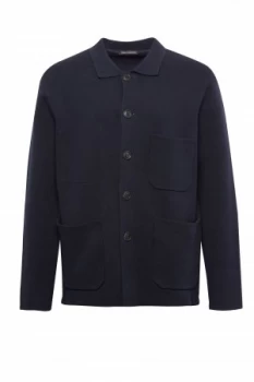 Image of Mens French Connection Milano Workwear Jacket Blue Aquamarine