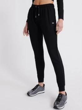 Image of Superdry Studio Joggers - Black, Size 12, Women