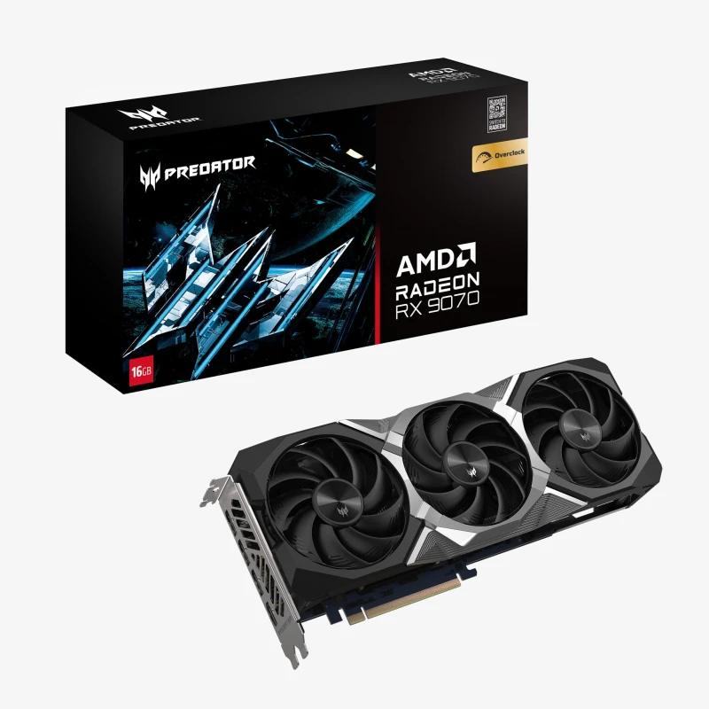 Image of Acer Acer Predator BiFrost Radeon RX 9070 OC 16GB AMD GDDR6 DP.Z4GWW.P01