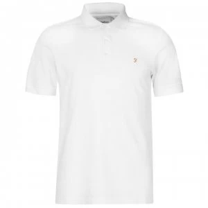 Image of Farah Vintage Blaney Polo - White