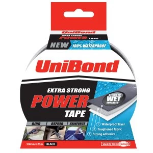 Image of Power Plus Unibond Powertape Black 50mm x 25m