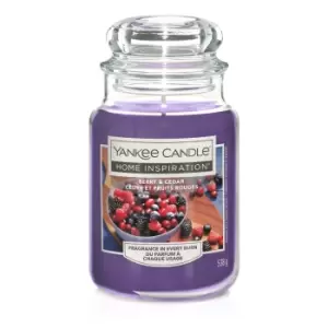 Image of Yankee Candle Home Inspiration, Large Jar - Berry and Cedar