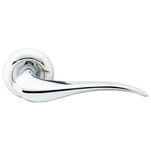 Image of Jedo Alladin Door Handle On Round Rose