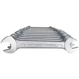 Image of Gedore 6078350 Double-ended open ring spanner set 12 Piece 6 - 34mm DIN 3110