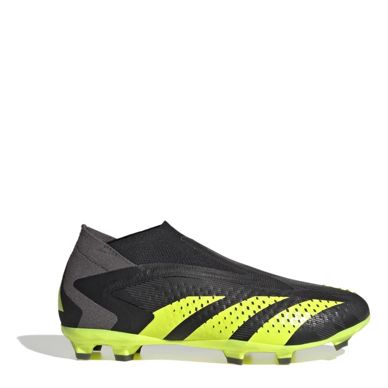 Image of adidas Predator Accuracy Injection+ Childrens Elite Firm Ground Football Boots Core Black male C10.5 (28.5)
