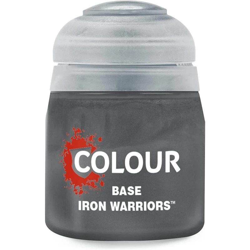 Image of Citadel Games Workshop Colour Base: Iron Warriors (12ml) Paint Multi