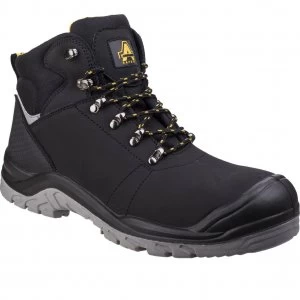 Image of Amblers Mens Safety As252 Lightweight Water Resistant Leather Safety Boots Black Size 6