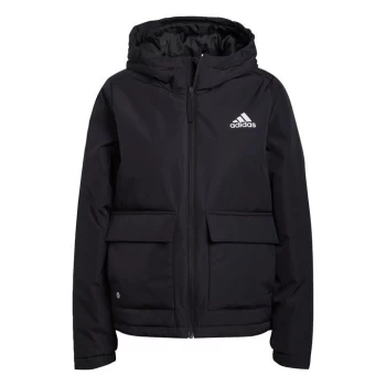 Image of adidas BSC Sturdy Hooded Jacket Womens - Black