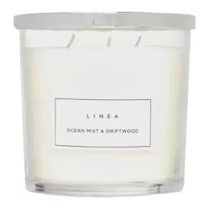 Image of Linea Three Wick Candle - Blue