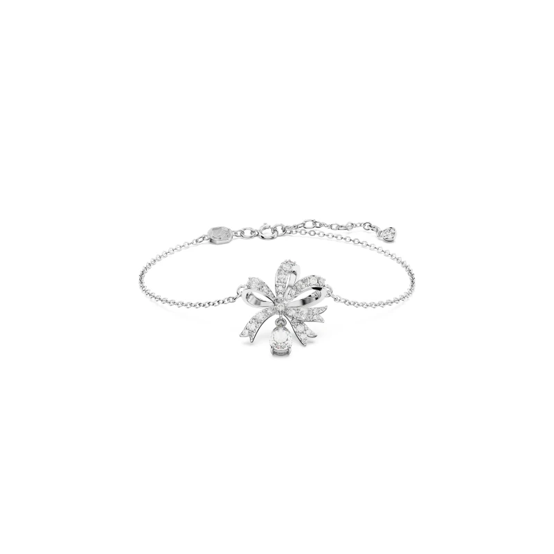 Image of Swarovski Bow Bracelet - Silver Silver One Size