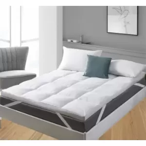 Image of Ezysleep Luxurious Goose Feather and Down Mattress Topper - Small Double 5cm
