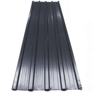 Image of Corrugated Roof Sheets 12Pcs Anthracite 7m²