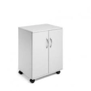 Image of Durable MULTI-FUNCTION Trolley 7459 CLOSED with 4 shelves 2 adjustable