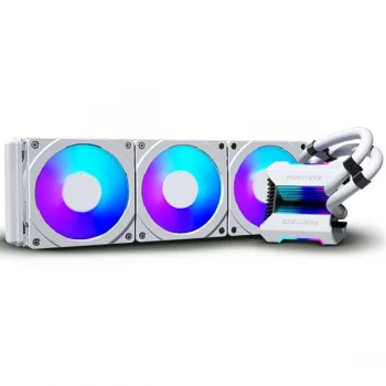Image of Phanteks Glacier One 360MPH All In One CPU Water Cooler HALOS D-RGB White - 360mm