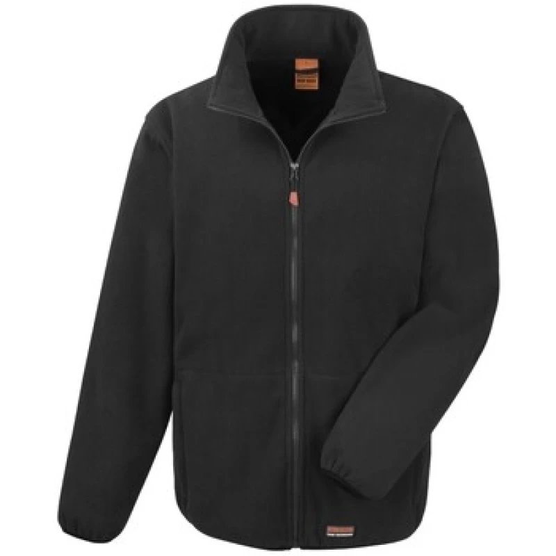 Image of Result Result Men Heavy Duty Fleece Jacket in Black Size: X-Small Black XS Male 5063470392780