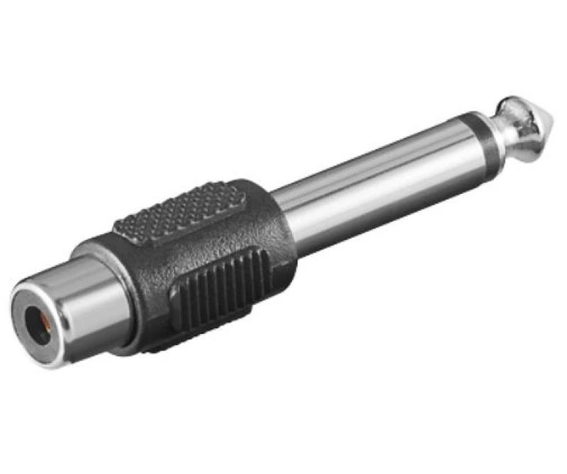 Image of Microconnect AUDANG cable gender changer 6.3mm RCA Black