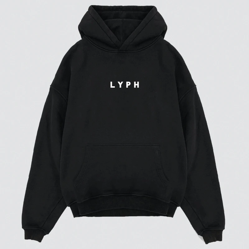 Image of LYPH Empty Hoodie Black male Small