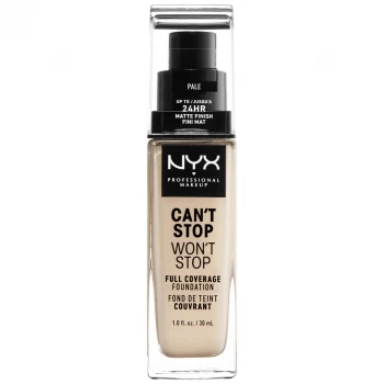 Image of NYX Professional Makeup Cant Stop Foundation Pale