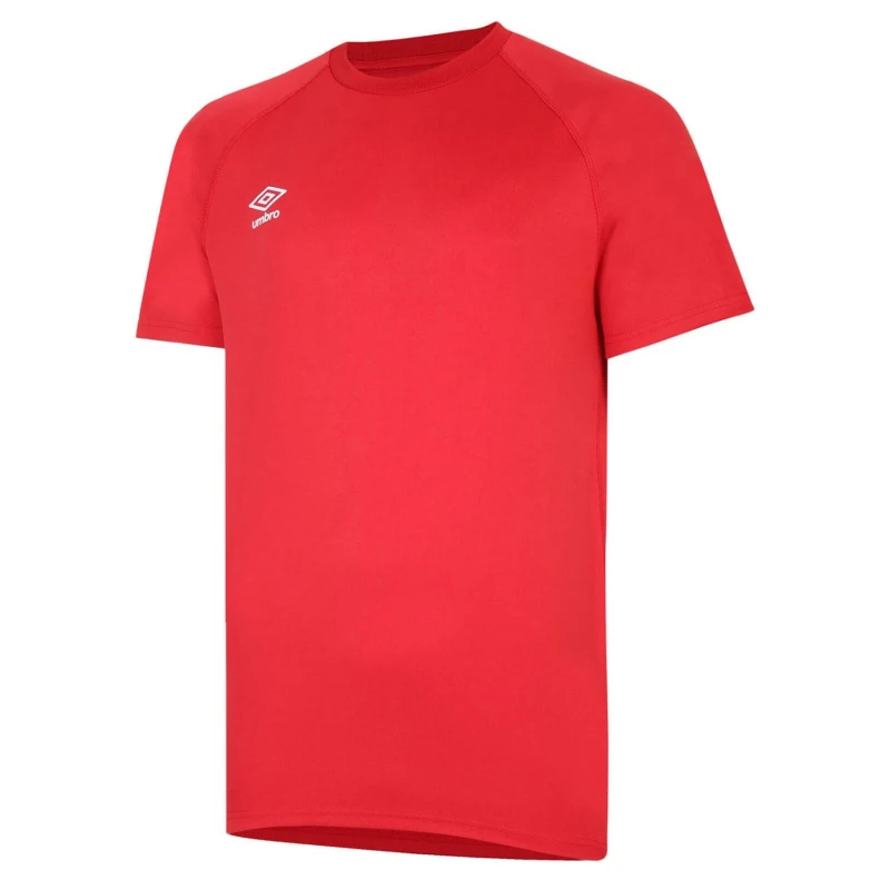 Image of Umbro Umbro Men Rugby Drill Top in Scarlet Size: Small Scarlet S Male 5063425874590