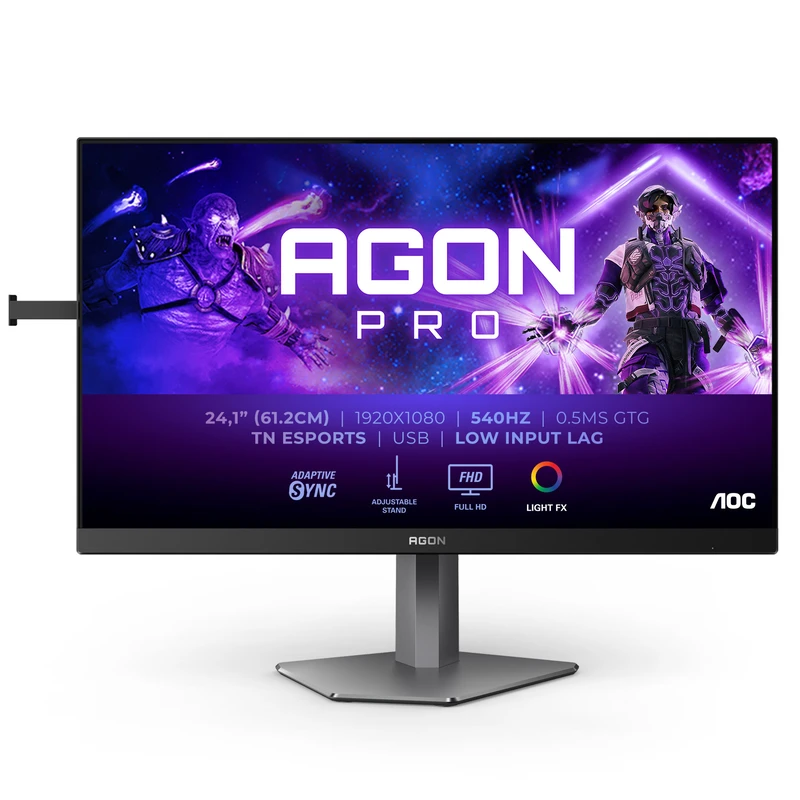 Image of AOC AGON PRO AG246FK 24" Full HD Monitor - TN, 400 nits, 540Hz, 0.3ms, HDMI, DP