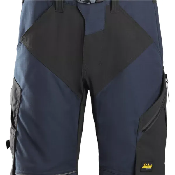 Image of Snickers FlexiWork Work Shorts+ - Navy/Black - 60