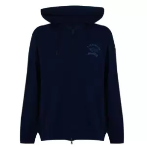 Image of Paul And Shark Fleece Zip Hoodie - Blue