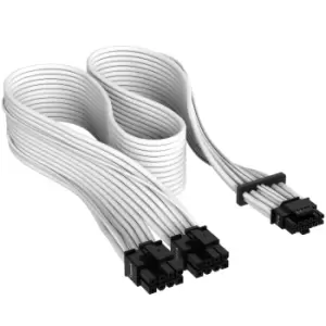 Image of Corsair Premium 600W PCIe 5.0 12VHPWR Type-4 PSU Cable - White - CP-8920332